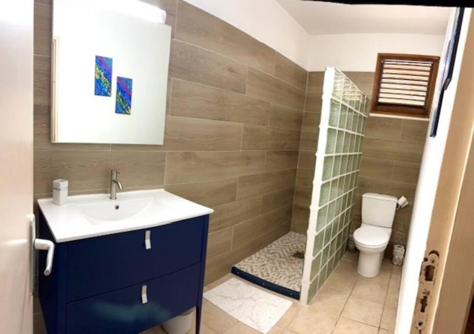 Ti Sucrier Jaune - Douceur Caraibe Vue Mer Le Carbet Ngoại thất bức ảnh